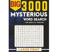 Mysterious Word Search Large Print for Adults & Seniors - Spooky, Enigmas & Hidden Clues with Solutions: Large Print Word Find · Easy-to-Read 8.5×11 · Mystery Themes with Solutions