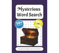 Mysterious Word Search Puzzle Book: Word Search with Easy to Read Print about Riddles, Spooky Things, and More