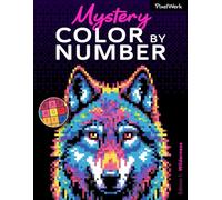 Mystery Color by Number Wilderness: Relaxing Pixel Art Mystery Mosaics with Surprise Reveal | Coloring Book for Adults with 42 Hidden Animal & Nature Images