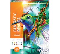 Mystery Colouring - Fantastic Worlds: 100 mystery colouring pages dedicated to magical creatures and imaginary worlds