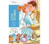 Mystery Colouring - Love Stories: Reveal iconic Disney characters with colour by number
