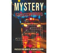 Mystery Crosswords Puzzle Book: Mystery Crosswords Puzzle Book: Crosswords with Easy to Read Print about Mystery, Crime, Detectives and More | 6x9 ... Gift for Vacations, Holidays and Free Time