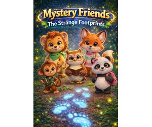 Mystery Friends The Strange Footprints: A Magical Forest Mystery Adventure for Curious Kids - Children's Picture Book About Friendship, Problem ... ESL Learning (Little Hearts and Big Feelings)