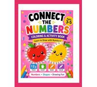 Mystery Lines: Connect the Numbers to Discover Cute Animals & Fruits: Draw Fruits, Animals & Fun Shapes While Learning Numbers | Easy Preschool Activity Book