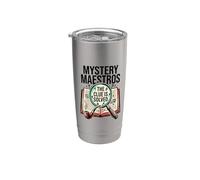 Mystery Maestro: The Clue es un amante de los detectives y un verdadero fanático del crimen Vaso térmico de acero inoxidable de doble pared