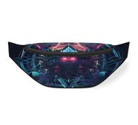 Mystery Magic Sign - Riñonera para hombres, mujeres, niños, niñas, niños, deportes, senderismo, correr, bolsa de cinturón, color, M, Organizador de bolsas