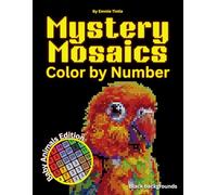 Mystery Mosaics Color by Number: Coloring Book for Adults - Featuring Tiny Animal Designs for Stress Relief and Fun