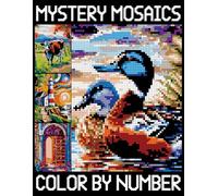 Mystery Mosaics Color By Number: Creative Quest Coloring for All Ages, Pixel Art Challenges to Reveal Hidden Images for Relaxation