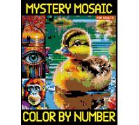 Mystery Mosaics Color By Number for Adults: Pixel Art Challenges to Reveal Hidden Images for Stress Relief (Shapes Quest Color By Number Coloring Book)