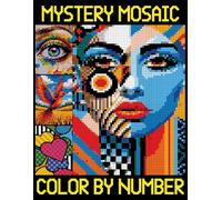 Mystery Mosaics Color By Number: Mysteries Quest Coloring Pages, Great Gift Idea for all ages