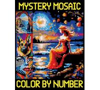 Mystery Mosaics Color By Number: Quest Coloring Book for Adults and Kids (Hidden Picture Puzzles for Relaxation)
