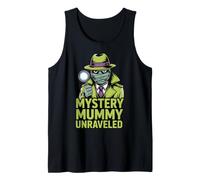 Mystery Mummy Unraveled Detective Mummy - Diseño de Momia Camiseta sin Mangas