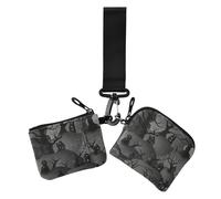 Mystery on Haunted Hill - Monederos para mujer, monederos para tarjetas, mini monedero de moda con correa de muñeca para mujer, 2 unidades