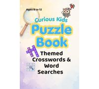 Mystery Puzzle Book for Kids Ages 8-12: Fun Word Search & Crossword Puzzles for Kids (Curious Kids - Activity Books for Kids)