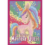 MYSTERY QUEST Color By Number: Activity Puzzle Coloring Book for Adults Relaxation and Stress Relief (Color Quest Color By Number)