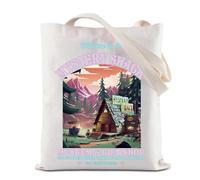 Mystery Shack - Bolsa de mano reutilizable inspirada en dibujos animados, bolsa de compras de comestibles Gravity Falls, Mystery Shack - Bolsa, 35*40cm