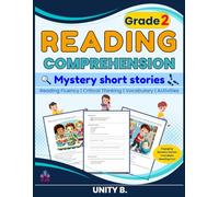Mystery short stories for Grade 2 Comprehension: Reading Book for 2nd graders
