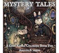 Mystery Tales: A Cozy Kawaii Coloring Book for Adults and Teens Featuring Adorable Animal Detectives Solving Funny Crimes - Bold and Easy Single-Sided Pages for Stress Relief