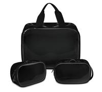 Mystery Trees - Bolsa de maquillaje translúcida para mujeres y hombres, bolsa de aseo para ducha, 3 piezas, organizador de cosméticos de viaje, color, XL, Neceser de maquillaje