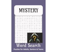 Mystery Word Search Puzzle Book: Word Search with Easy to Read Print about Mysteries and More/ 6x9 inches, 120 page/ 50+ Puzzles... Gift for Vacations, Holidays and Free Times