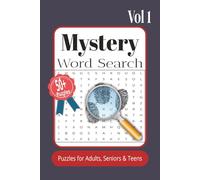 Mystery Word Search: Word Search Puzzles with Easy to Read Print about Mystery, Crime and More/ 6x9 inches, 120 pages/50+ Puzzles... Gift for Vacations, Holidays and Relaxation