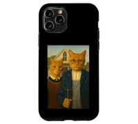 Mystic Americat Gothic - Famosa Parodia de Pintura Carcasa para iPhone 11 Pro