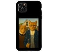 Mystic Americat Gothic - Famosa Parodia de Pintura Carcasa para iPhone 11 Pro MAX