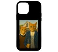 Mystic Americat Gothic - Famosa Parodia de Pintura Carcasa para iPhone 12 Mini