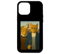 Mystic Americat Gothic - Famosa Parodia de Pintura Carcasa para iPhone 12 Pro MAX