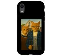 Mystic Americat Gothic - Famosa Parodia de Pintura Carcasa para iPhone XR