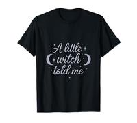 Mystic Aura Una pequeña Bruja me Dijo Lunas crecientes Camiseta