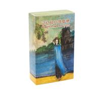 Mystic Card Game, Spiritual Deck Set, Paper-Based Oracle Tool for Beginners and Group Bonding with Illustrated Guidebook for Intuition Practice School Events Camping Nights or Family Reading Fun