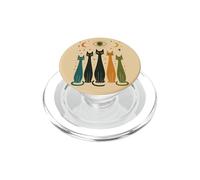 Mystic Cats Celestial Eye Moon Feline PopSockets PopGrip para MagSafe