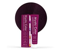 Mystic Color, Tinte para el Cabello, Fórmula Enriquecida con Aceite de Argán y Caléndula, Coloración Permanente en Crema de Larga Duración, Castaño Irisado 4.2, 100 ml
