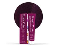 Mystic Color, Tinte para el Cabello, Fórmula Enriquecida con Aceite de Argán y Caléndula, Coloración Permanente en Crema de Larga Duración, Castaño Violeta Claro 5.2, 100 ml