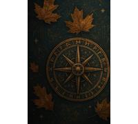 Mystic Compass Notebook - Celestial Runes & Autumn Whispers | 240 Pages, 6x9: Let the rustling leaves and ancient runes chart your path