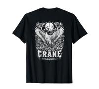 Mystic Crane Wings of Longevity Luna Japonesa Camiseta