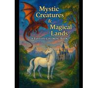 Mystic Creatures & Magical Lands: A fantasy colouring book
