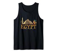 Mystic Egipto Pirámides Faraón Desierto África El Cairo Camiseta sin Mangas