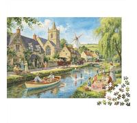 Mystic Forest Puzzle para Adultos 1000Pc Recyclable Dark Neon Senior Puzzles Imposible Difícil Desafiante Aliviar Demencia Senil Actividad 70x50cm/1000pcs