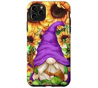 Mystic GNOME Witch In Purple Wizard Outfit For Sunflower Mom Carcasa para iPhone 11 Pro MAX