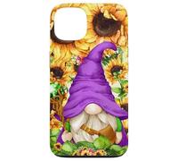 Mystic GNOME Witch In Purple Wizard Outfit For Sunflower Mom Carcasa para iPhone 13