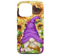 Mystic GNOME Witch In Purple Wizard Outfit For Sunflower Mom Carcasa para iPhone 13 Pro