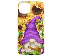 Mystic GNOME Witch In Purple Wizard Outfit For Sunflower Mom Carcasa para iPhone 15 Plus
