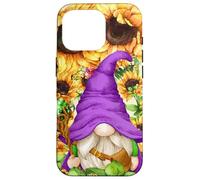 Mystic GNOME Witch In Purple Wizard Outfit For Sunflower Mom Carcasa para iPhone 16 Pro