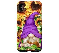Mystic GNOME Witch In Purple Wizard Outfit For Sunflower Mom Carcasa para iPhone XS MAX