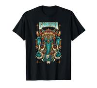 Mystic Hindu Ganesha Elefante Sagrado Dios Protector Espiritual Camiseta