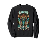 Mystic Hindu Ganesha Elefante Sagrado Dios Protector Espiritual Sudadera