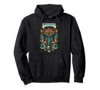 Mystic Hindu Ganesha Elefante Sagrado Dios Protector Espiritual Sudadera con Capucha