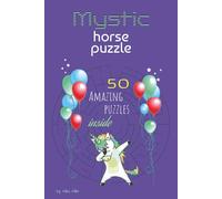 mystic horse puzzld: word searches with easy to read prints about horses,horseback riding,horse racing and more. | 6 x 9 inches,100 pages.| perfect gift for vacations, holidays and leisure